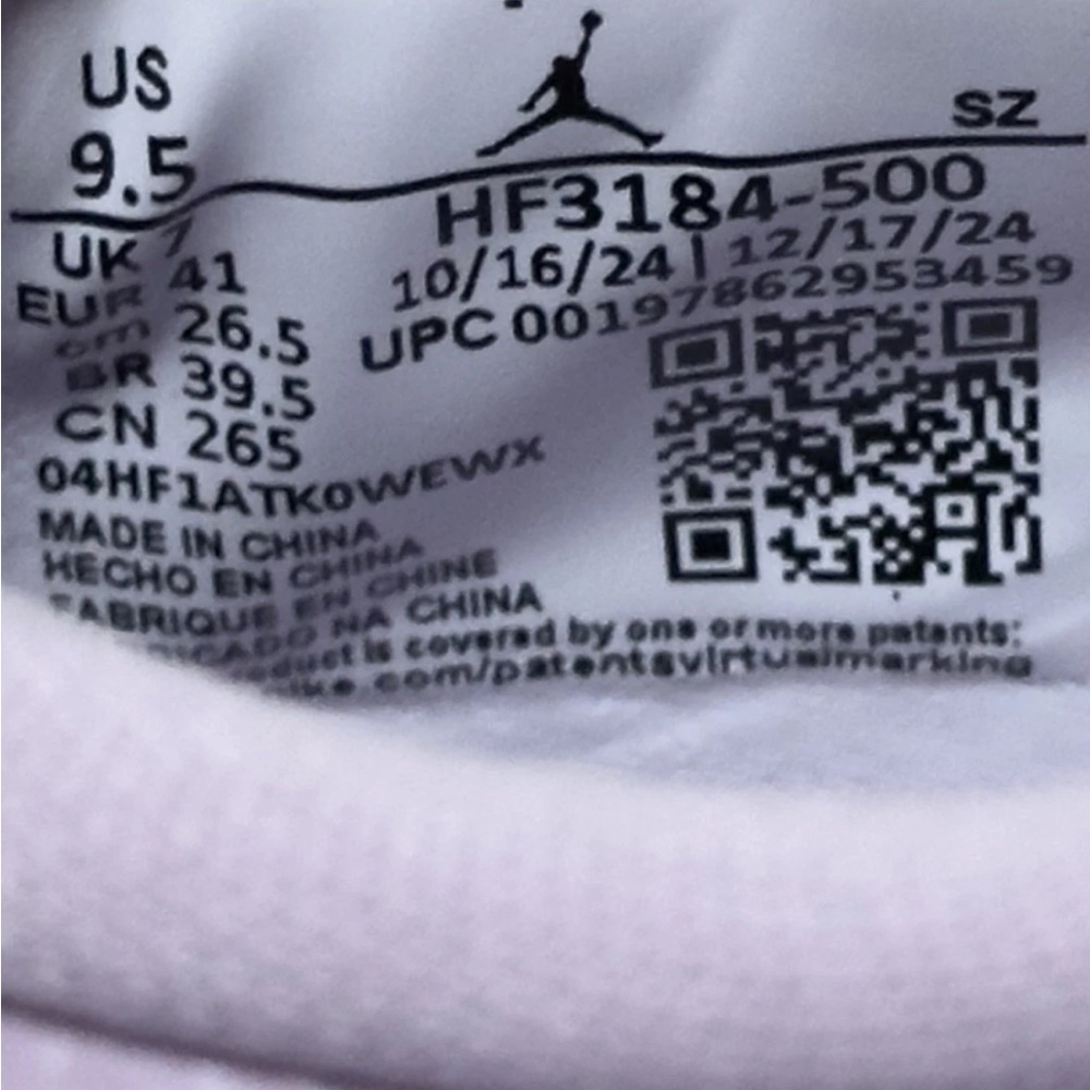 Size 9.5 Womens Nike Air Jordan 1 Low Brooklyn Low Doll HF3184-500 Shoes (NEW) - Picture 8 of 8